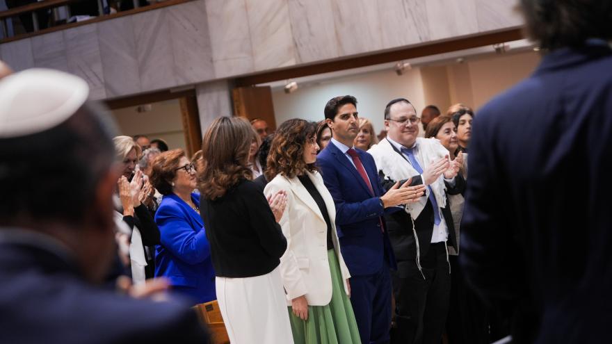 La presidenta Isabel Díaz Ayuso en la celebración del Día de Yom Kipur de la Comunidad Judía de Madrid