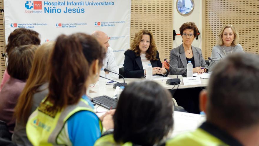 La consejera Fátima Matute durante la presentación del código de asistencia VISNNA