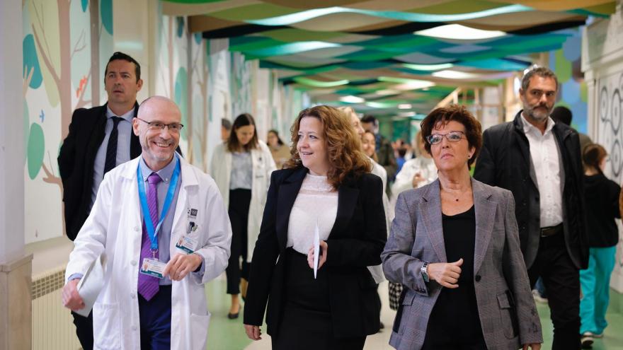 La consejera Fátima Matute durante la presentación del código de asistencia VISNNA