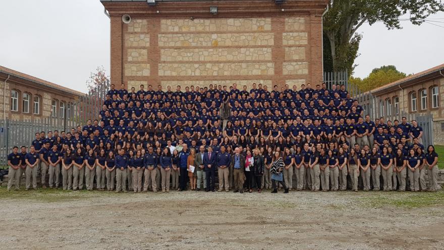 Visita de alumnos de policía de Chile para conocer la formación en el IFISE