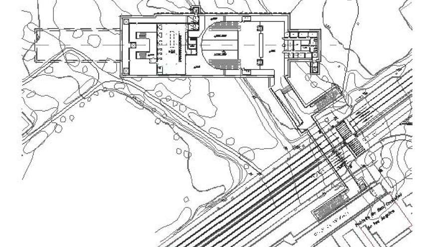 Situation plan of the San Cristóbal station