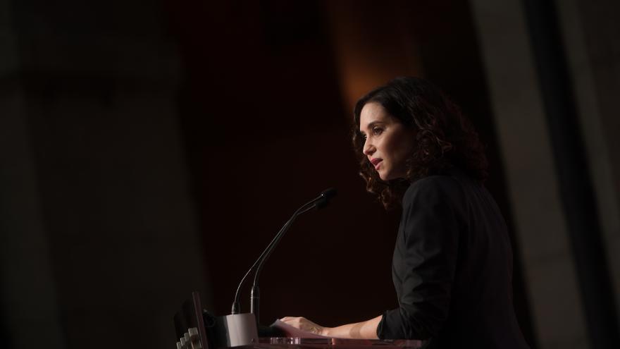 La presidenta durante el acto 