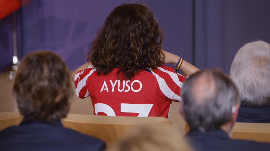 The president's Atlético de Madrid shirt