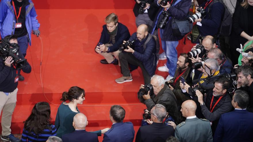 La presidenta durante su discurso en el acto