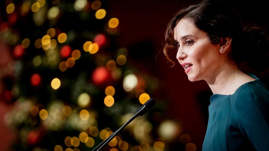 La presidenta durante su discurso en el acto