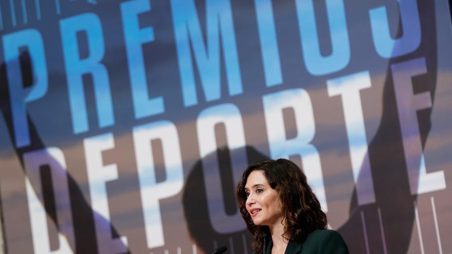 La presidenta durante su intervención