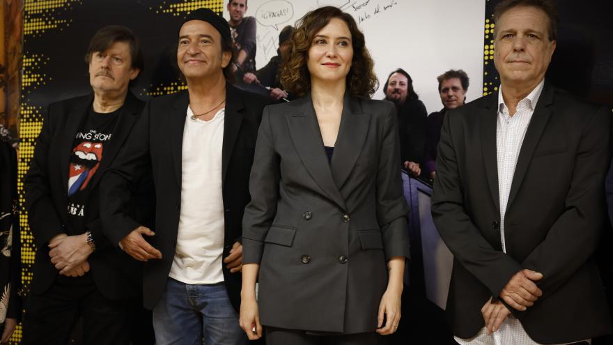 La presidenta en el Pasillo de la Música