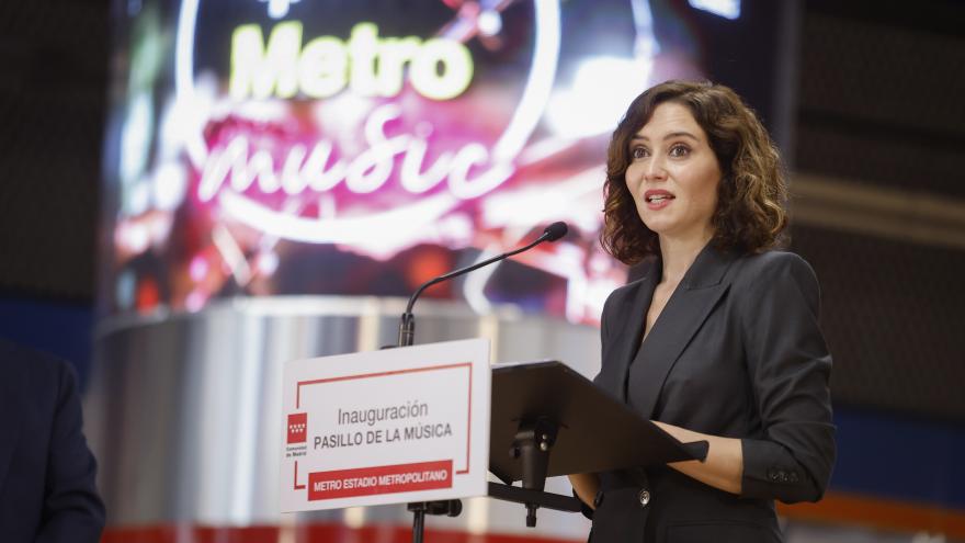 La presidenta en el Pasillo de la Música