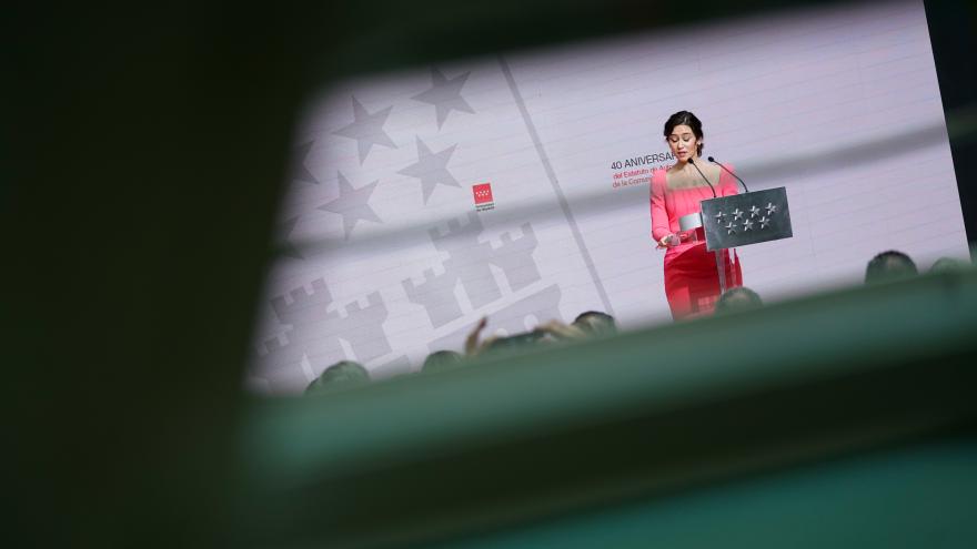 La presidenta durante el acto
