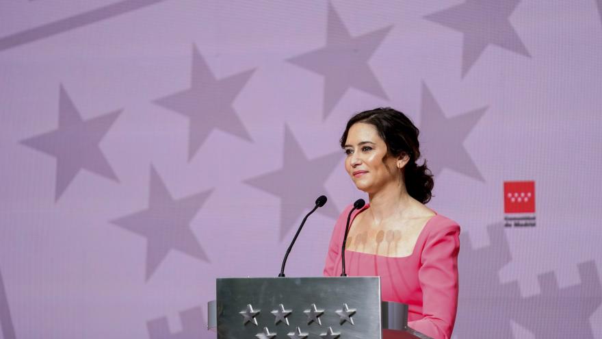 La presidenta durante el acto