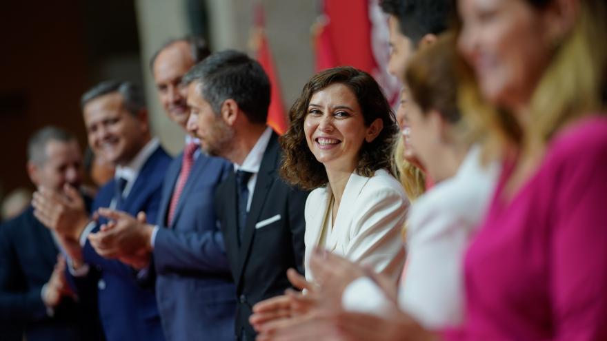La presidenta Díaz Ayuso con los consejeros