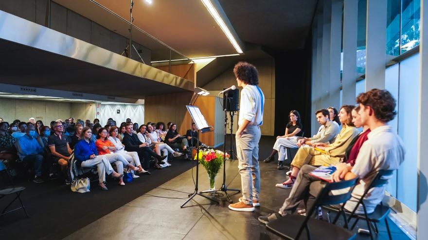 La consejera Marta Rivera en el acto