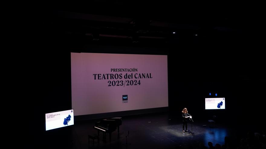 Olga Pericet durante la presentación