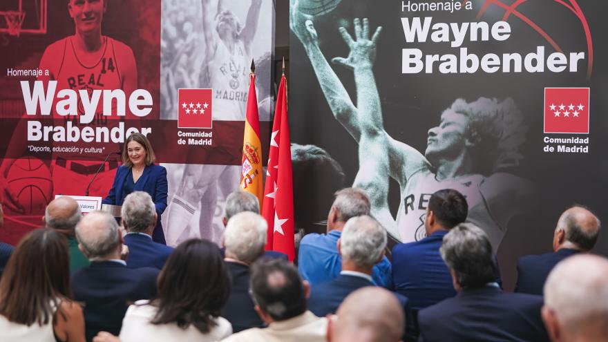 La consejera durante sus palabras en el reconocimiento