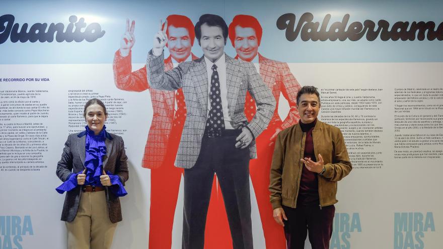 La consejera Marta Rivera en la inauguración de la exposición
