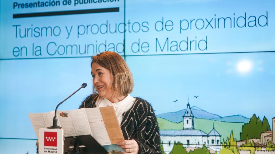La consejera Marta Rivera durante su intervención