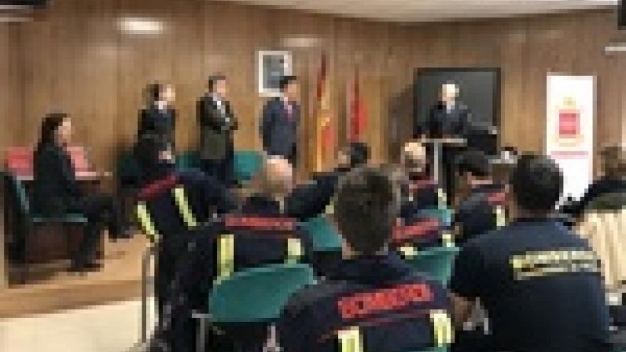 Imagen de cabecera #0 de la página de "La Comunidad homenajea a los bomberos que han destacado por su conducta ejemplar "