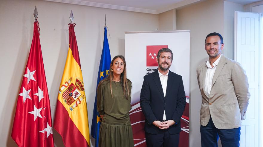 El consejero durante la reunión