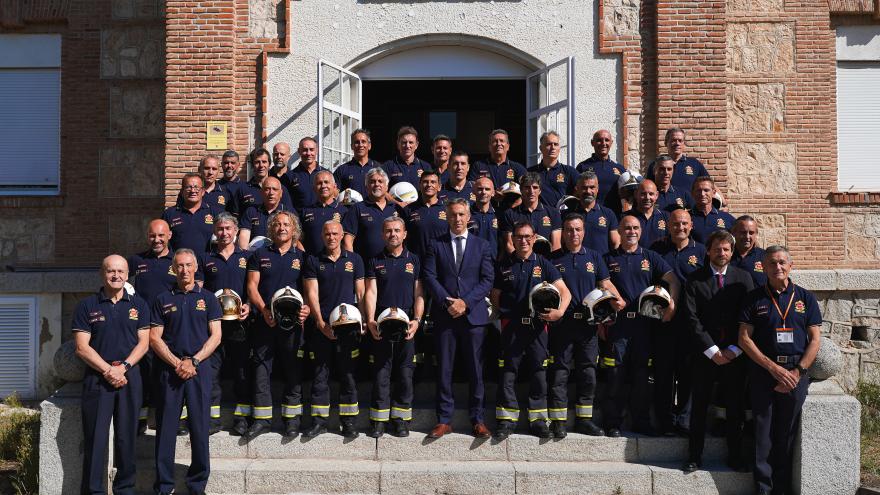 El consejero en el acto de las incorporaciones
