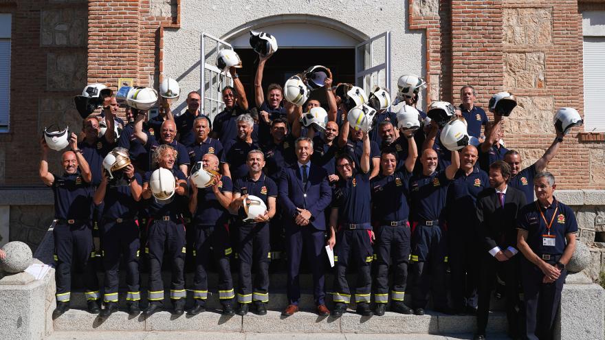 El consejero en el acto de las incorporaciones