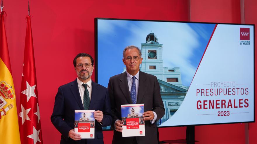 Los consejeros durante la rueda de prensa