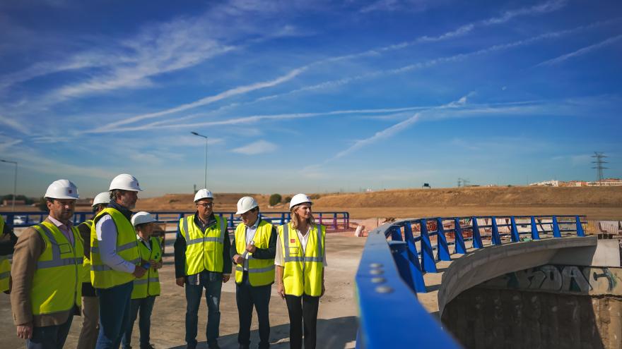 La consejera Martín visita la nueva infraestructura que beneficiará la movilidad tanto en transporte público como en vehículo privado 