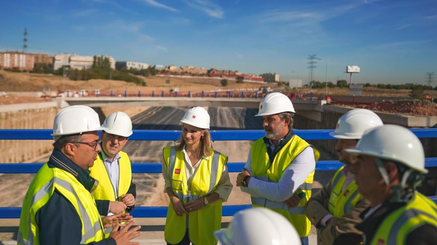 La consejera Martín visita la nueva infraestructura que beneficiará la movilidad tanto en transporte público como en vehículo privado 
