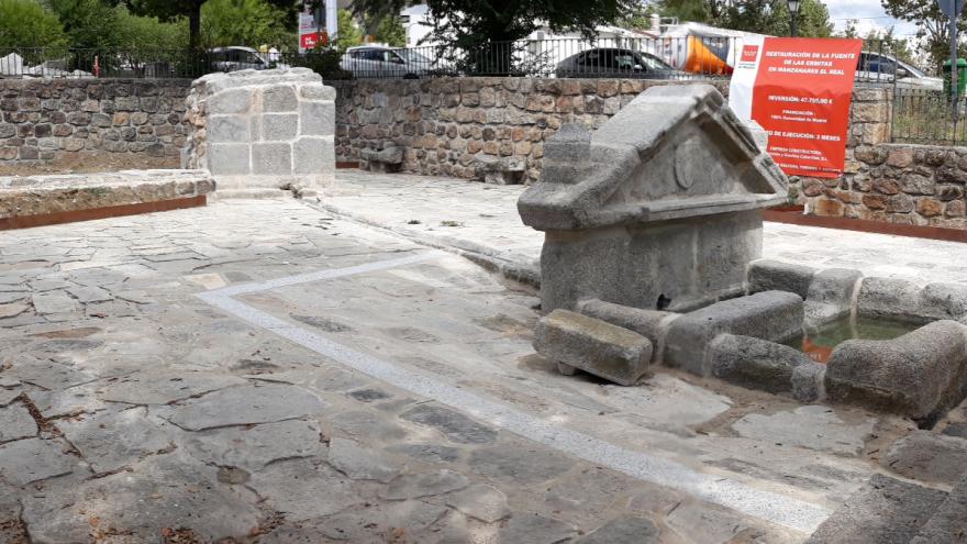 restauración fuente Ermitas 1