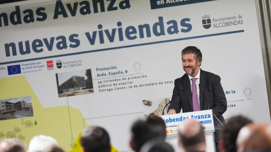 La Comunidad de Madrid participa en la entrega de 39 viviendas asequibles promovidas por el Ayuntamiento de Alcobendas El consejero García Martín