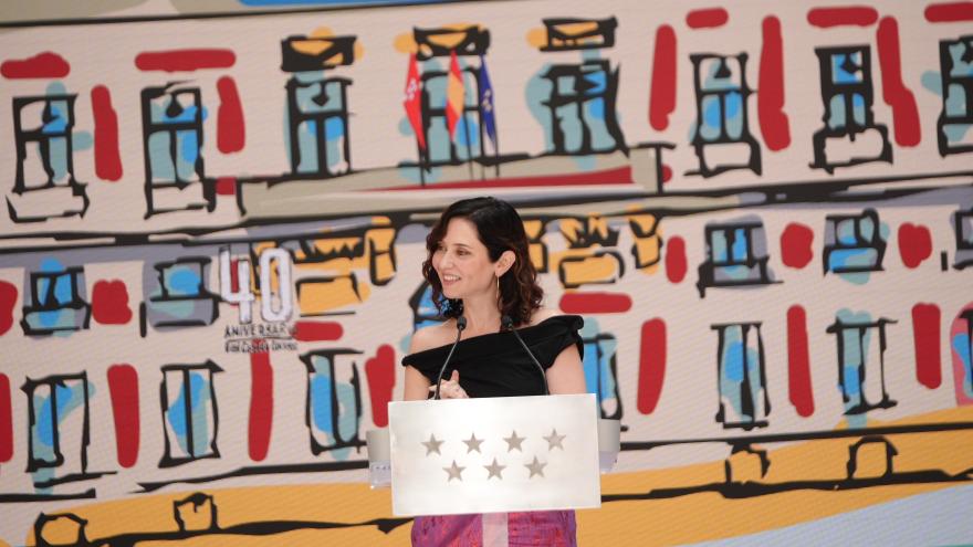 La presidenta Isabel Díaz Ayuso