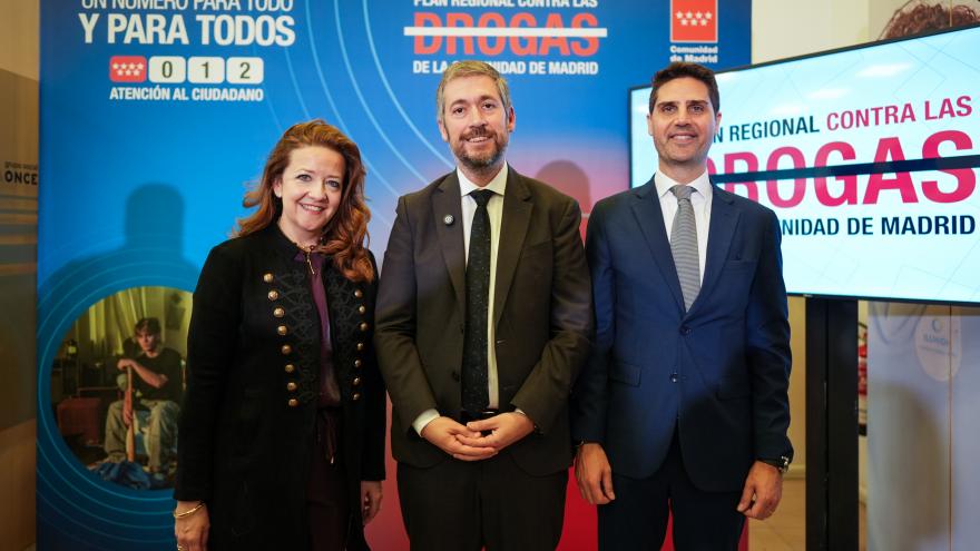 El consejero García Martín, acompañado por sus homólogos Viciana y Matute