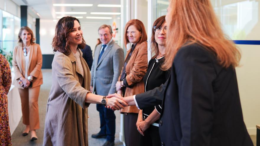 La presidenta Isabel Díaz Ayuso