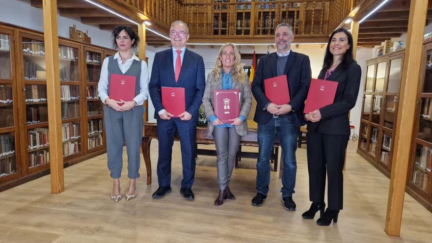 La consejera durante el encuentro