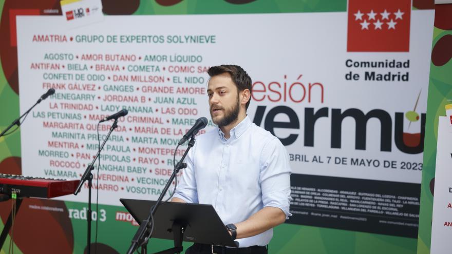 El director de Juventud durante su presentación