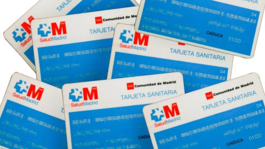 imagen varias tarjetas sanitarias comunidad de madrid