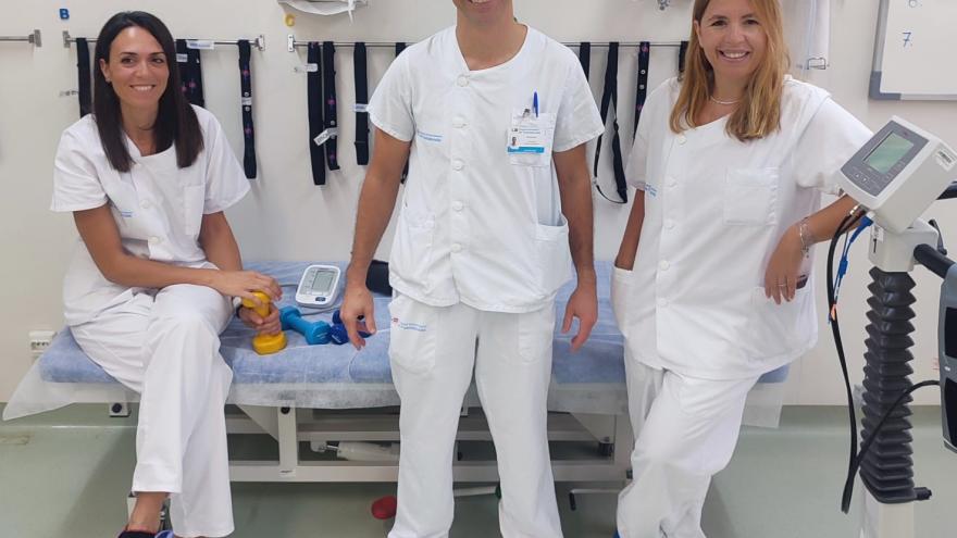 Fisioterapeutas del Hospital de Fuenlabrada
