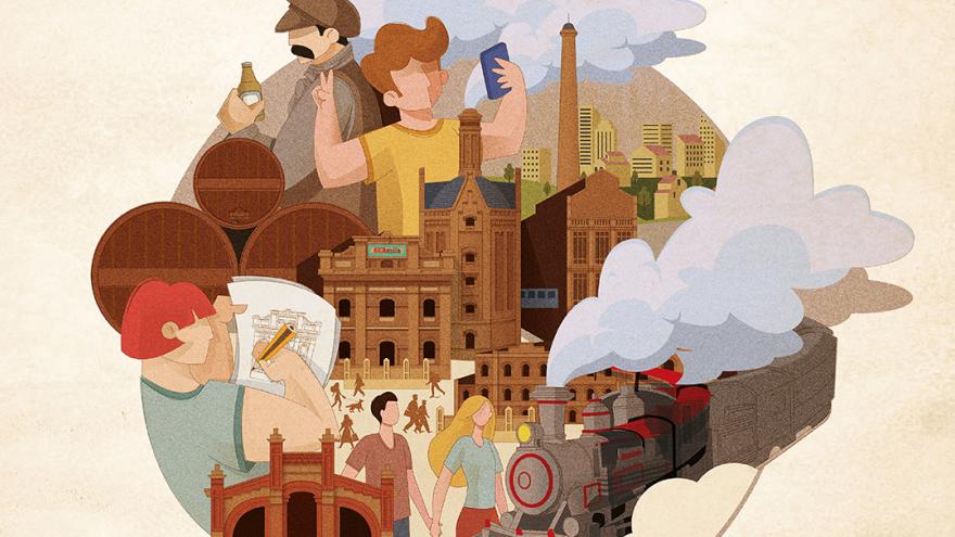 Cartel con ilustración programa Miguitas