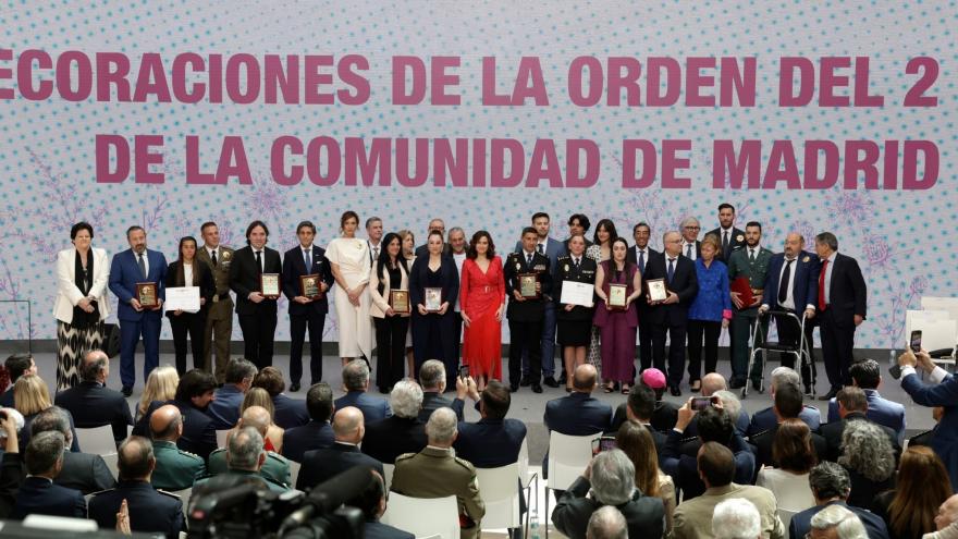 La presidenta Isabel Díaz Ayuso en la celebración del 2 de Mayo