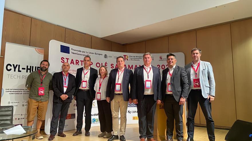El viceconsejero de Administración Local y Digitalización ha participado en Salamanca en el encuentro StartUp Olé 2022