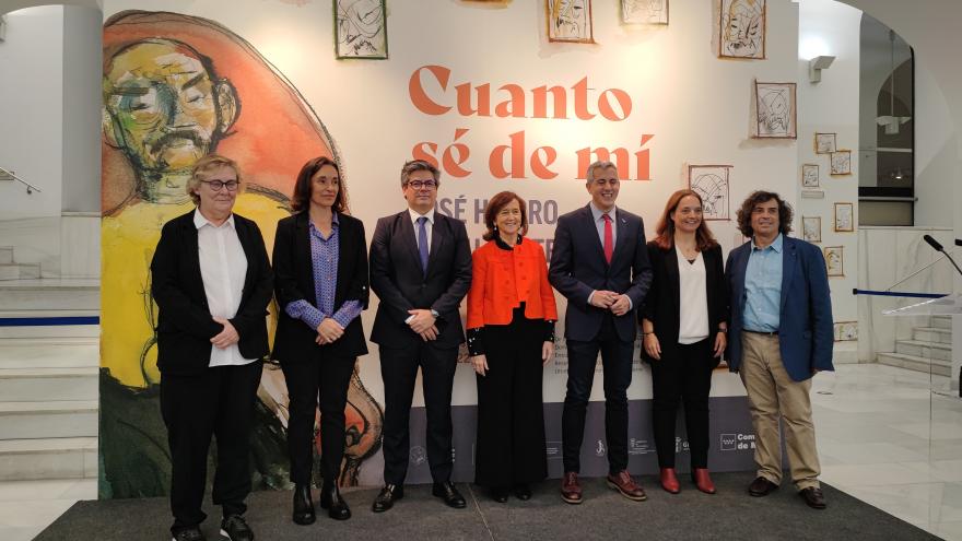 El viceconsejero durante la presentación