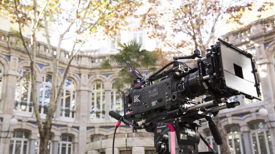 Maudes Hospital filming in Madrid