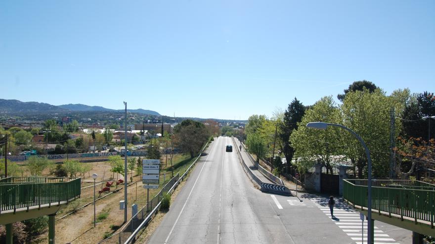 Una calle en Alpedrete