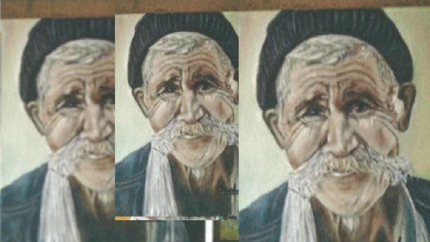 imagen decorativa de una pintura de un anciano