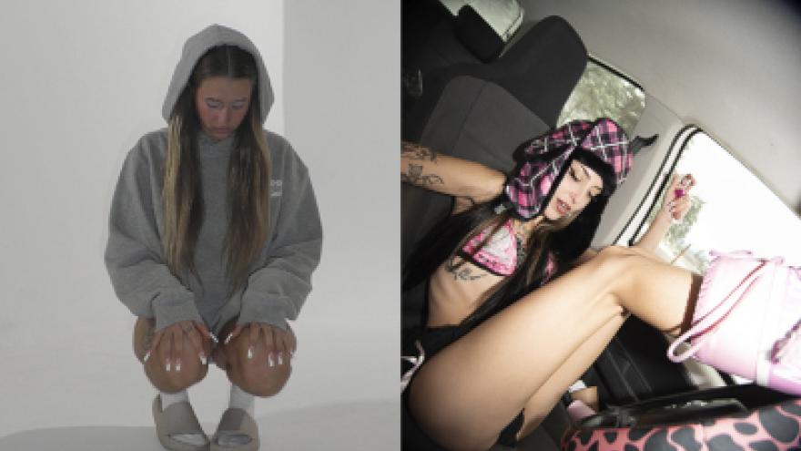 imagen compuesta de las dos artistas