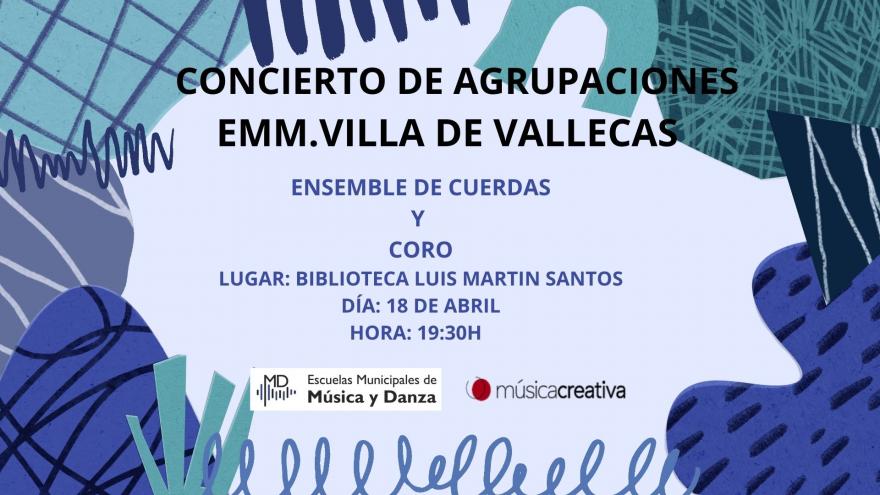 Concierto Ensemble coro y cuerdas por EMM Villa Vallecas