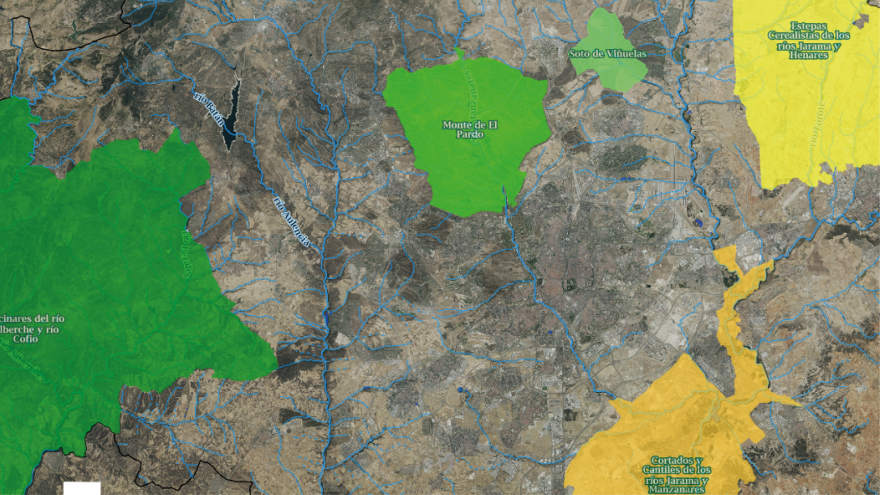 Cartografía de las ZEPA de la Comunidad de Madrid