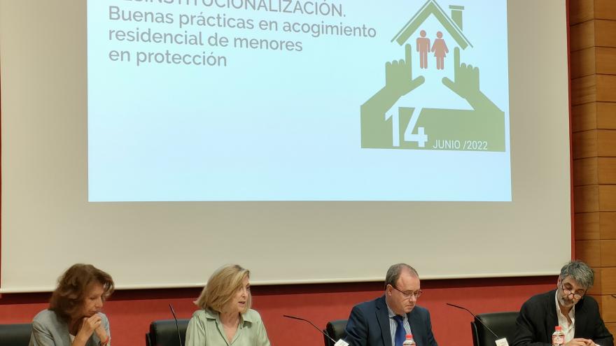 La consejera Concepción Dancausa en la jornada sobre buenas prácticas de acogida