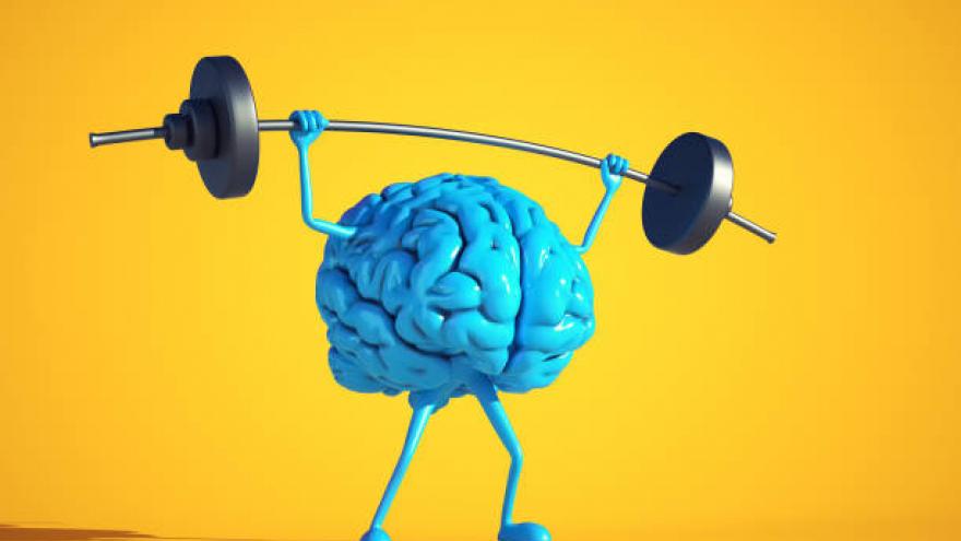cerebro y pesas