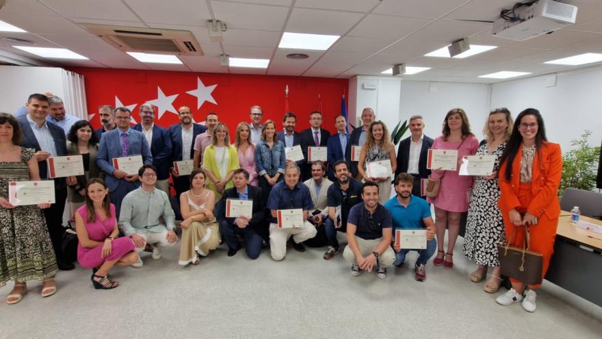 Representantes empresas premiadas y directivos IRSST