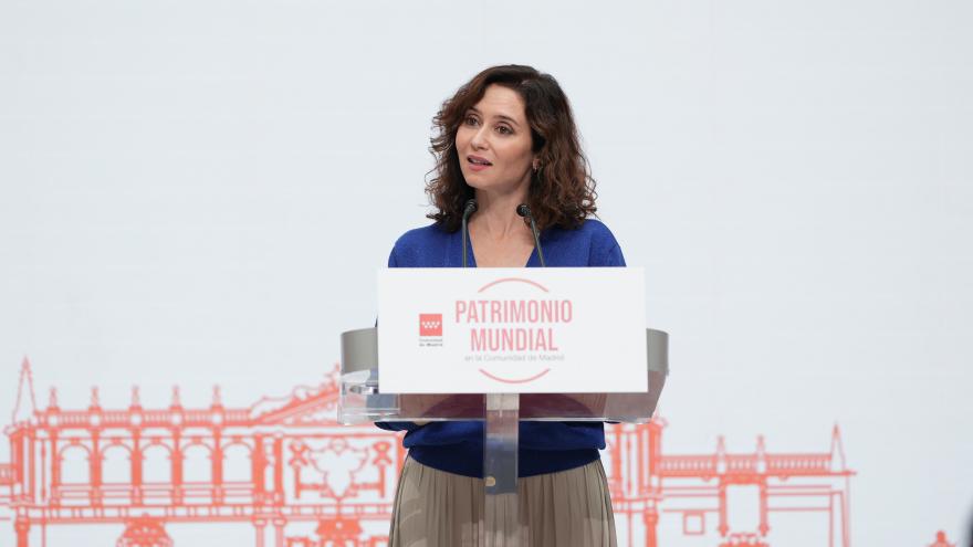 La presidenta durante su intervención